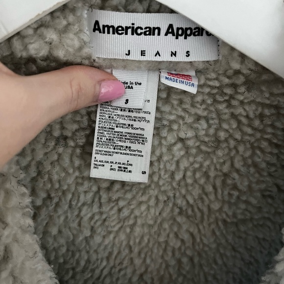 American Apparel Sherpa Jean Jacket - Picture 4 of 4